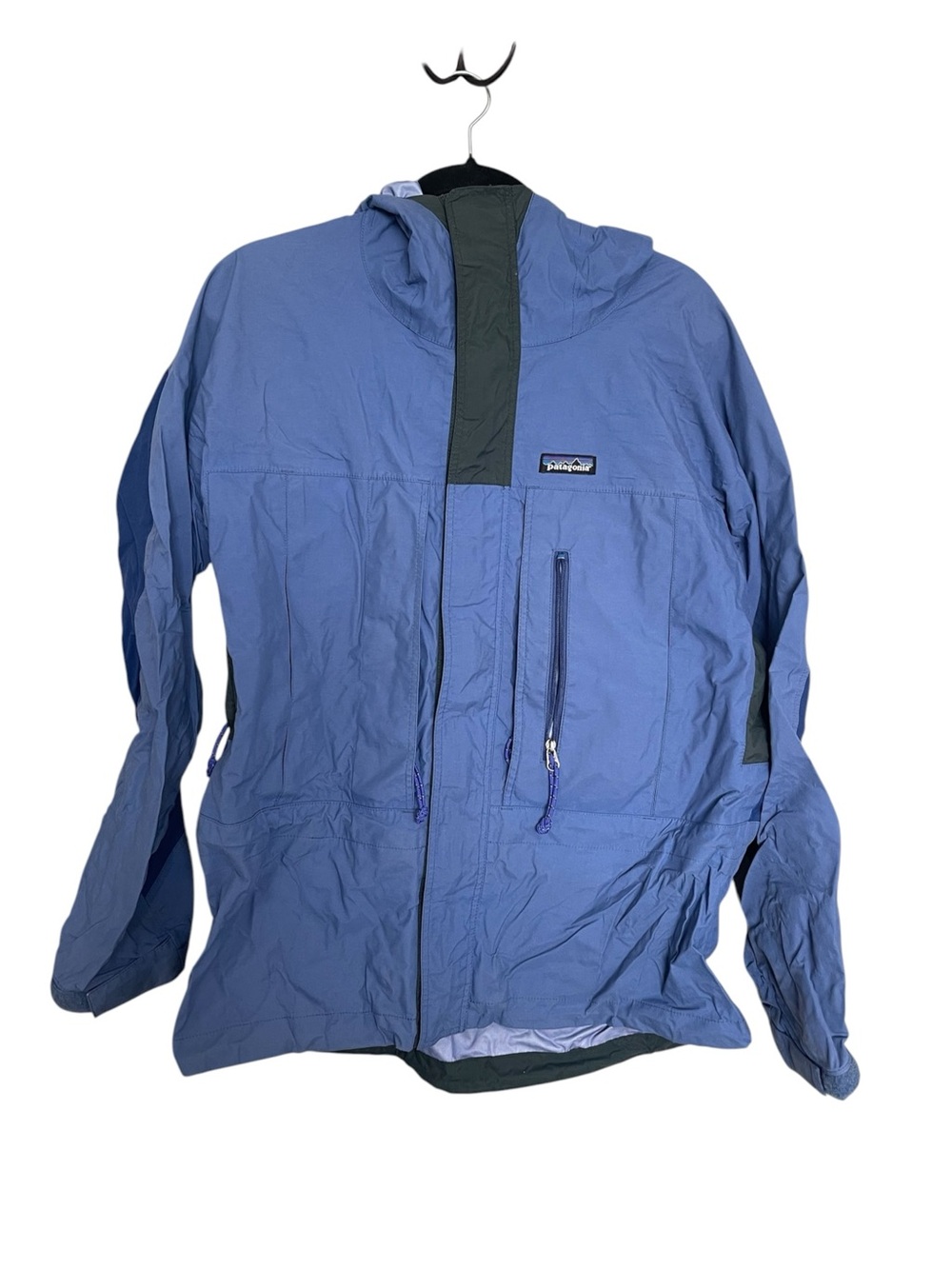 Patagonia Blue Hooded Ski-Snow Jacket